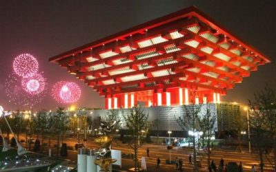 Shanghai – Exposition universelle: premiers pas la tête en bas!